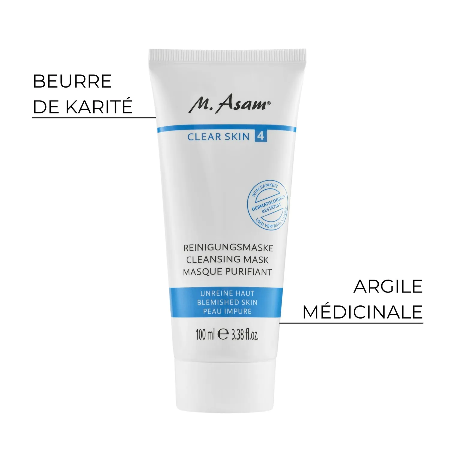M. Asam Clear Skin masque visage argile 100 ml purifiant