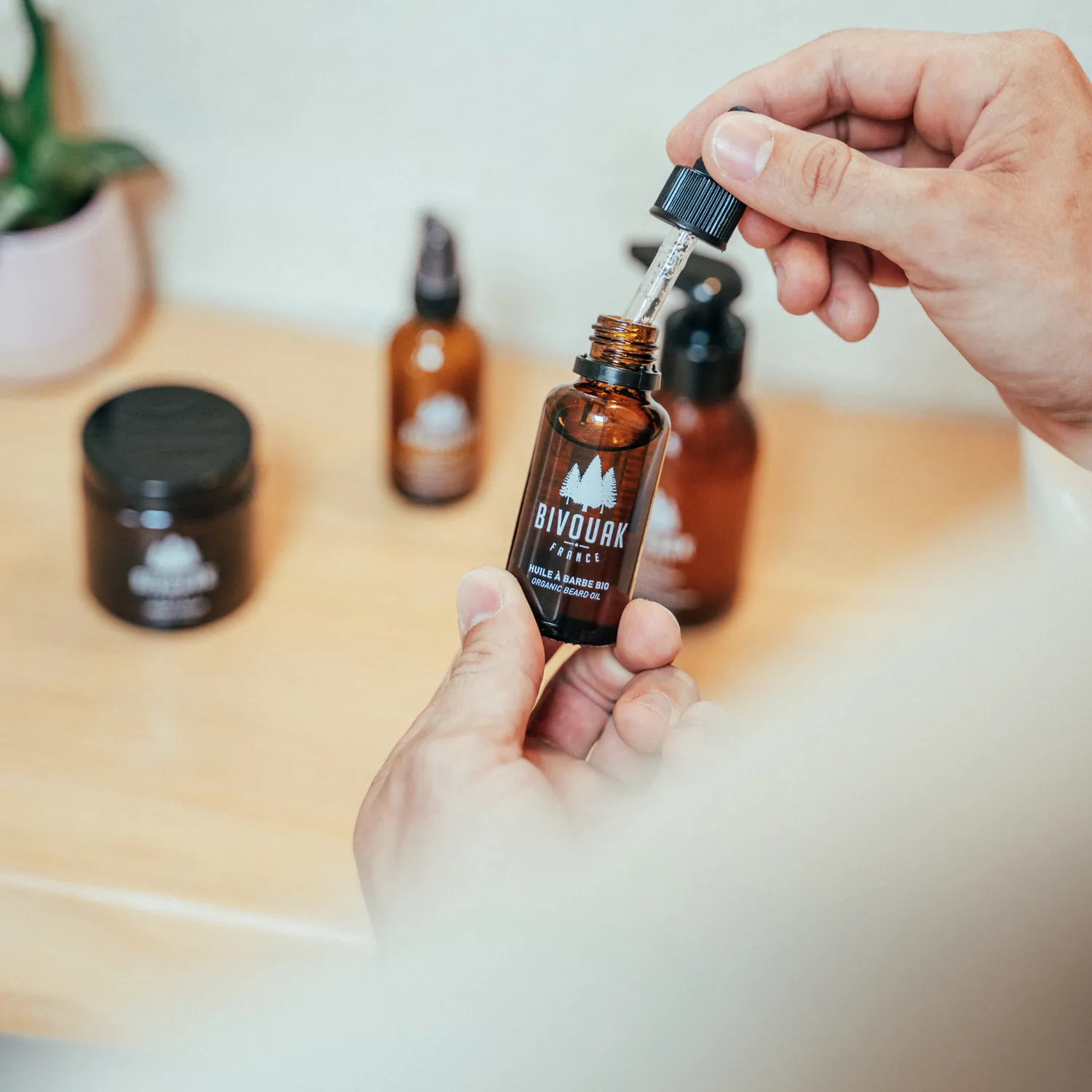 Bivouak Huile à Barbe bio 30 ml argan ricin