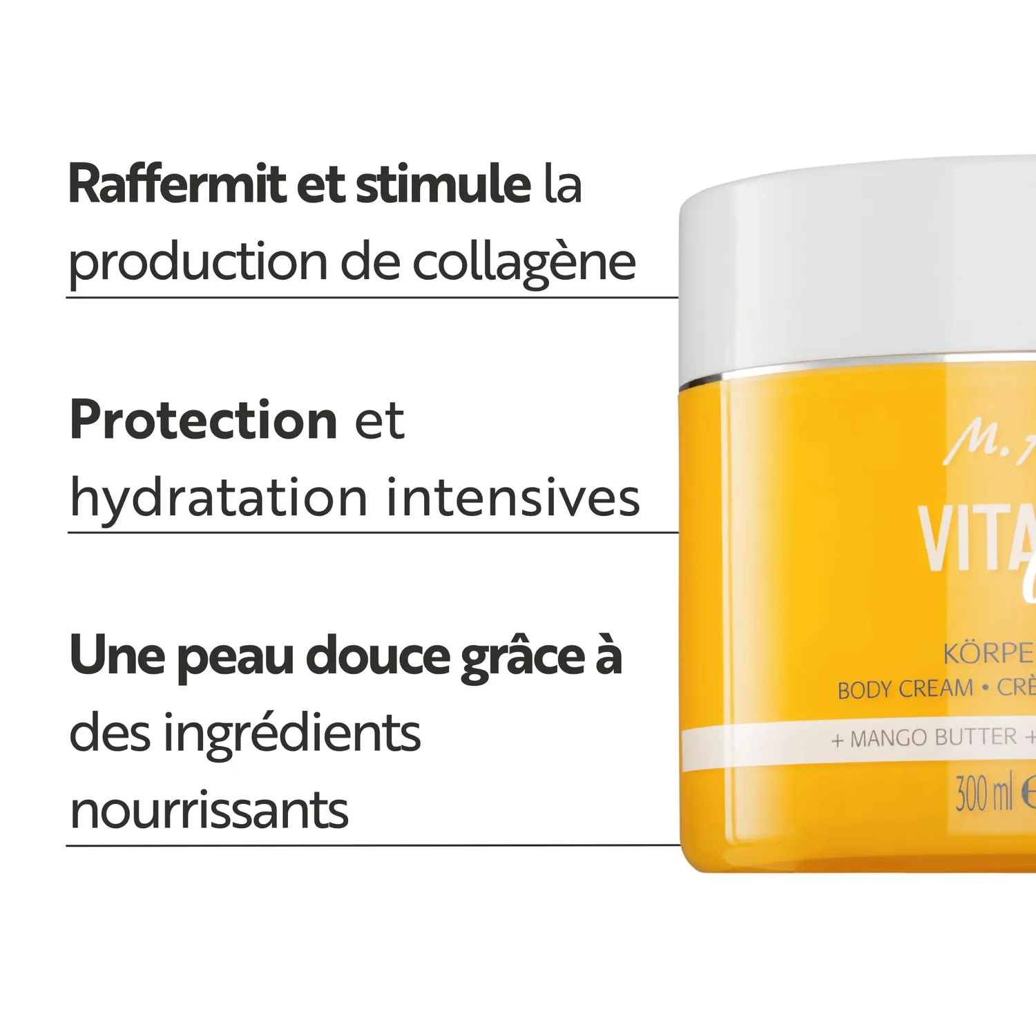M. Asam Vitamin C Glam crème corps éclat 300 ml