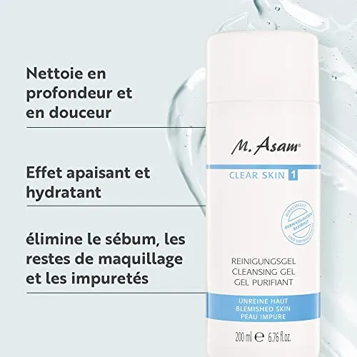 M. Asam Clear Skin gel nettoyant purifiant 200 ml