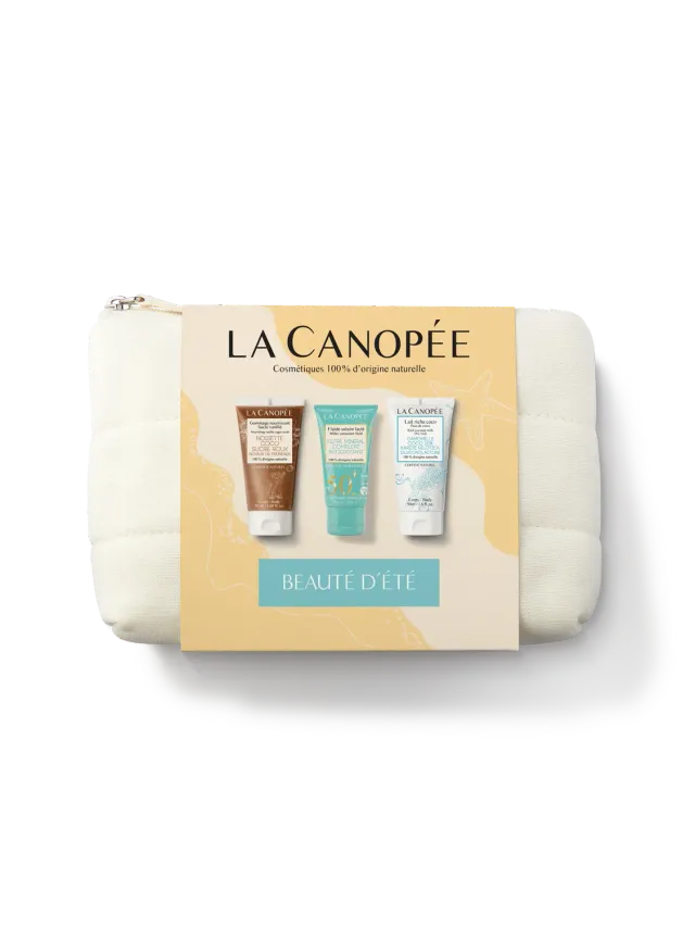 La Canopée Beauté d'été coffret solaire voyage SPF50+