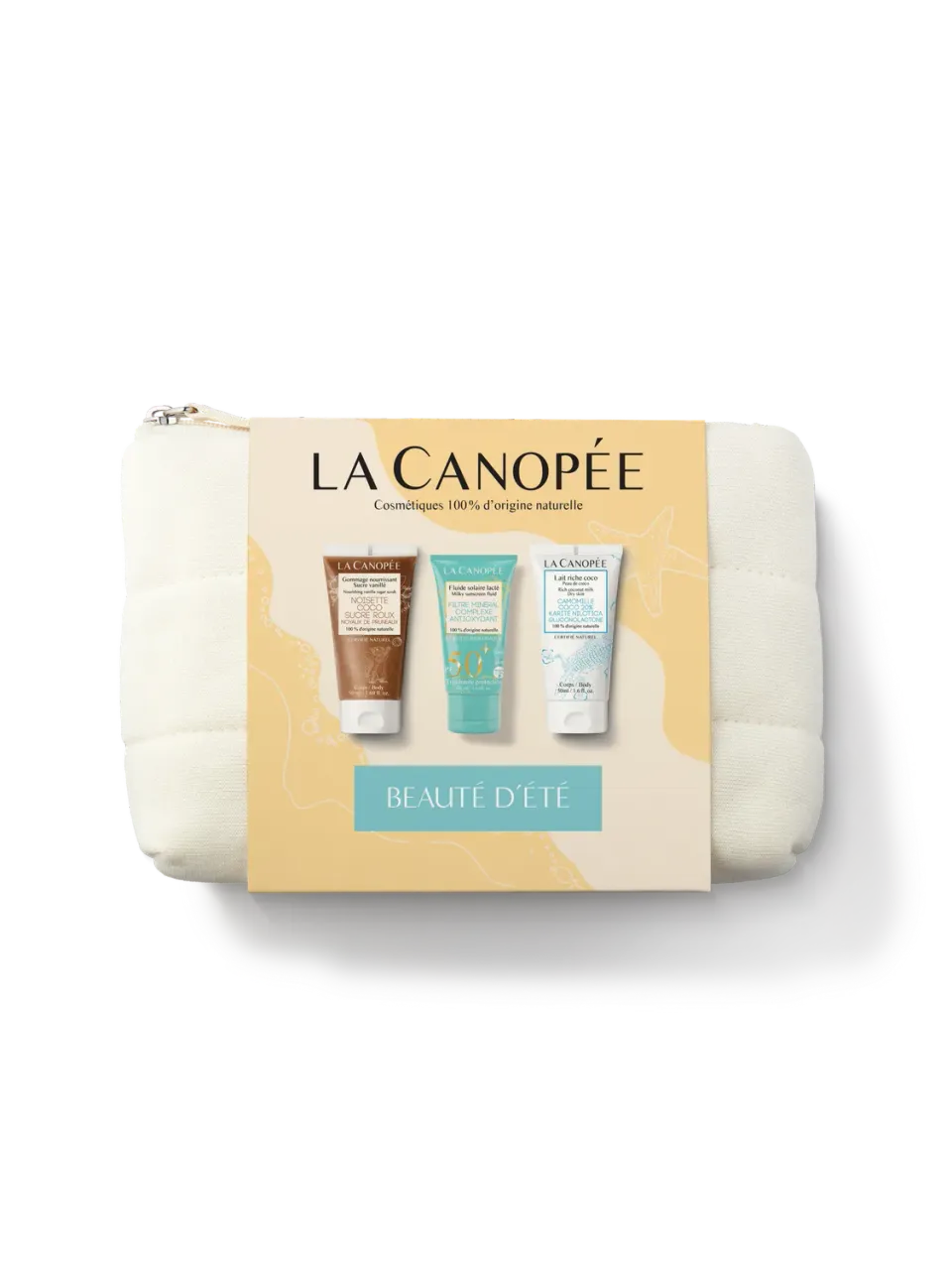 La Canopée Beauté d'été coffret solaire voyage SPF50+