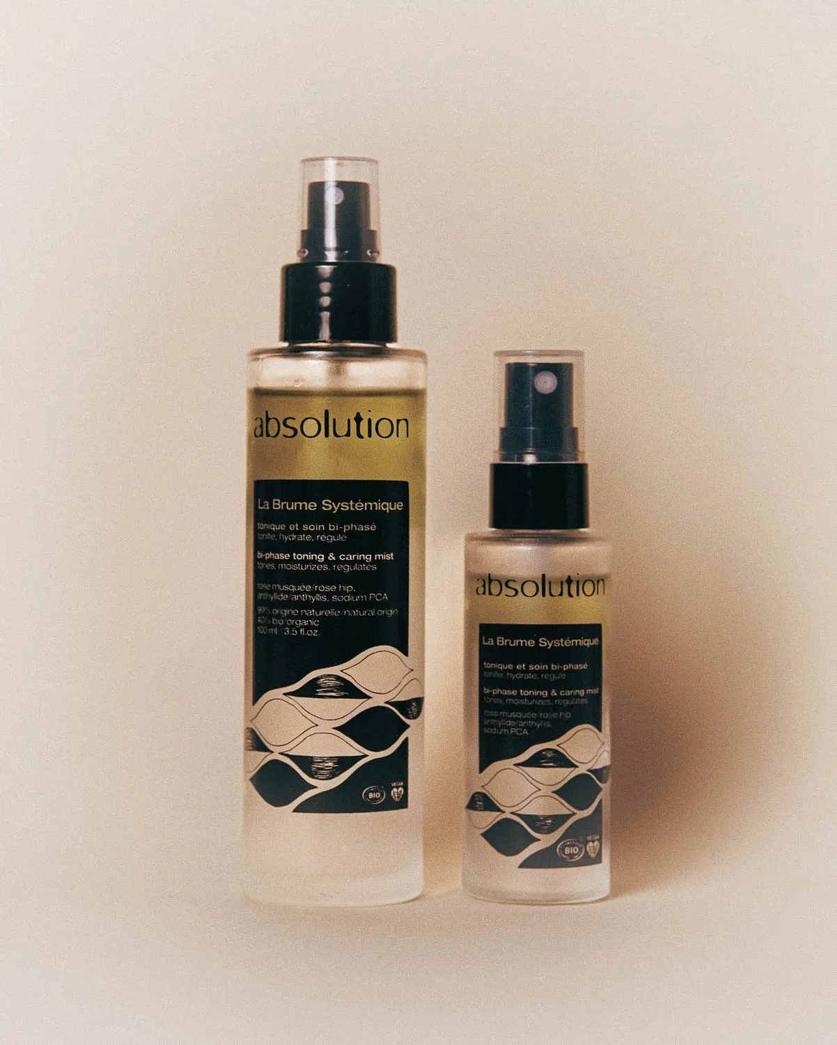 Absolution Brume Systémique Eau soin tonique biphasée