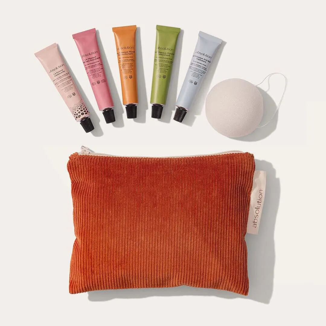 Absolution Happy Face Set coffret masques voyage multi-masking