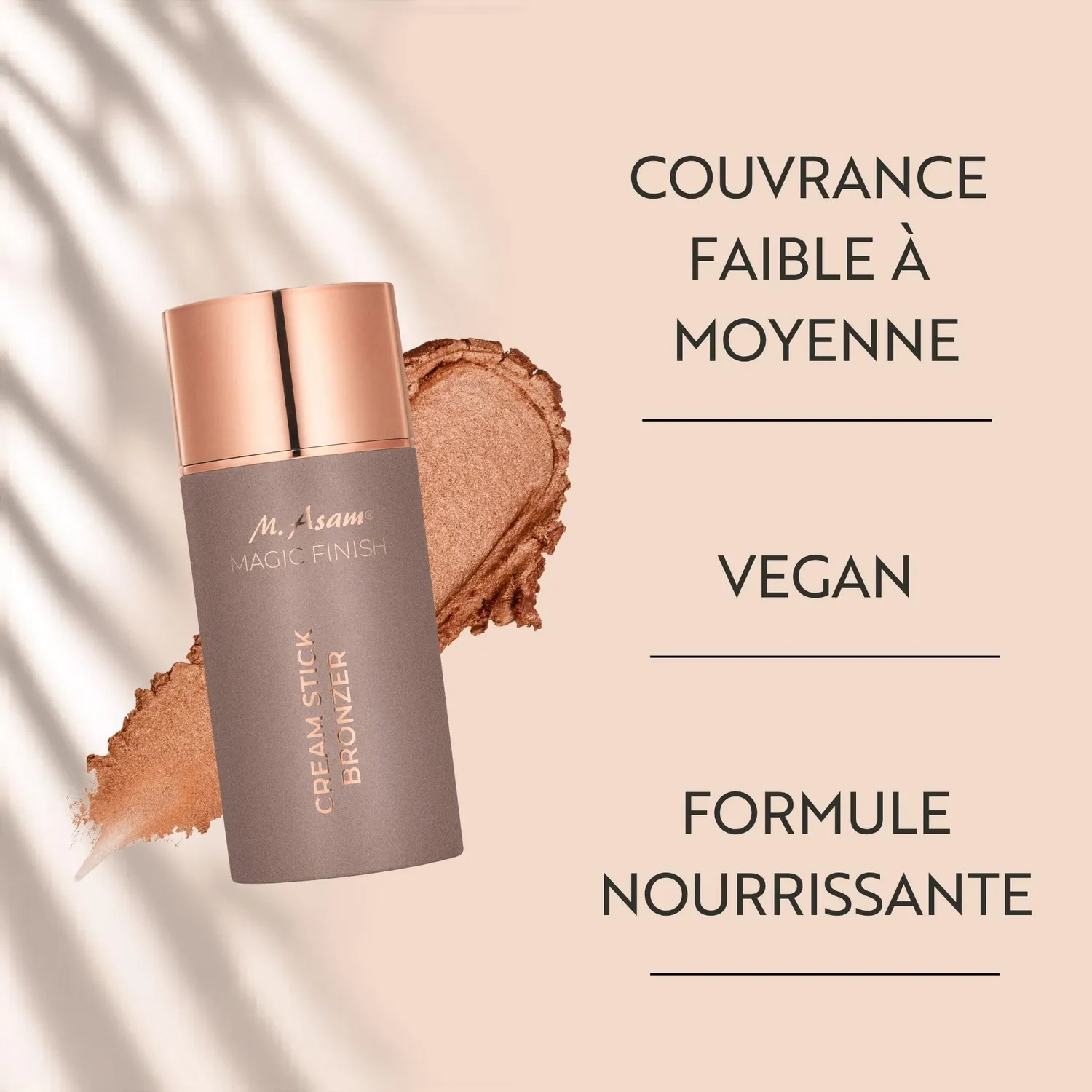 M. Asam Magic Finish stick bronzer crème 6 g éclat