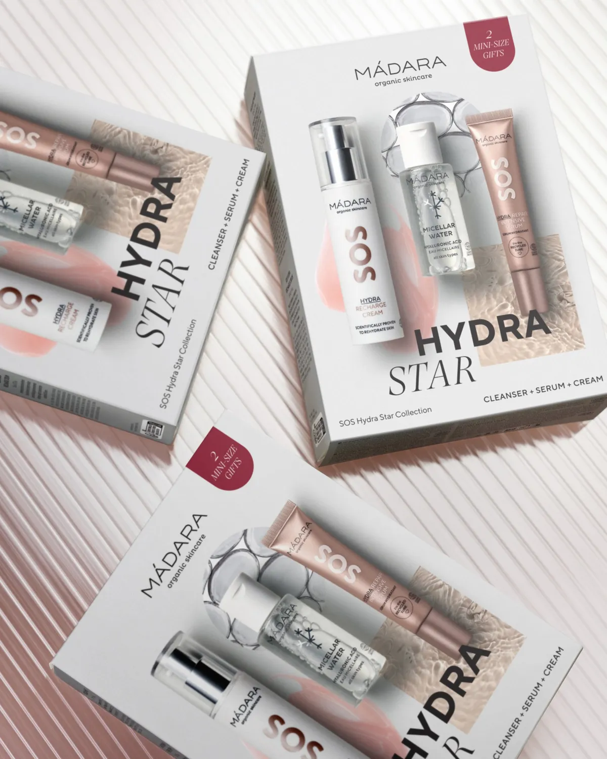Mádara Hydra Star Collection coffret 3 soins hydratants