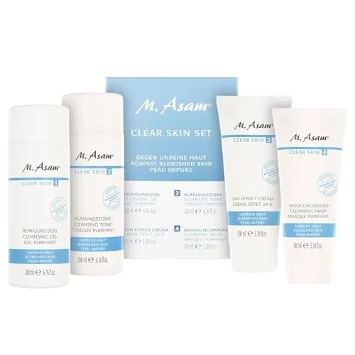 M. Asam Clear Skin Coffret anti-boutons 4 soins purifiants