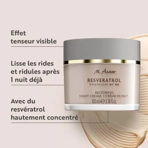 M. Asam Resveratrol Premium NT50 crème nuit 100 ml XXL