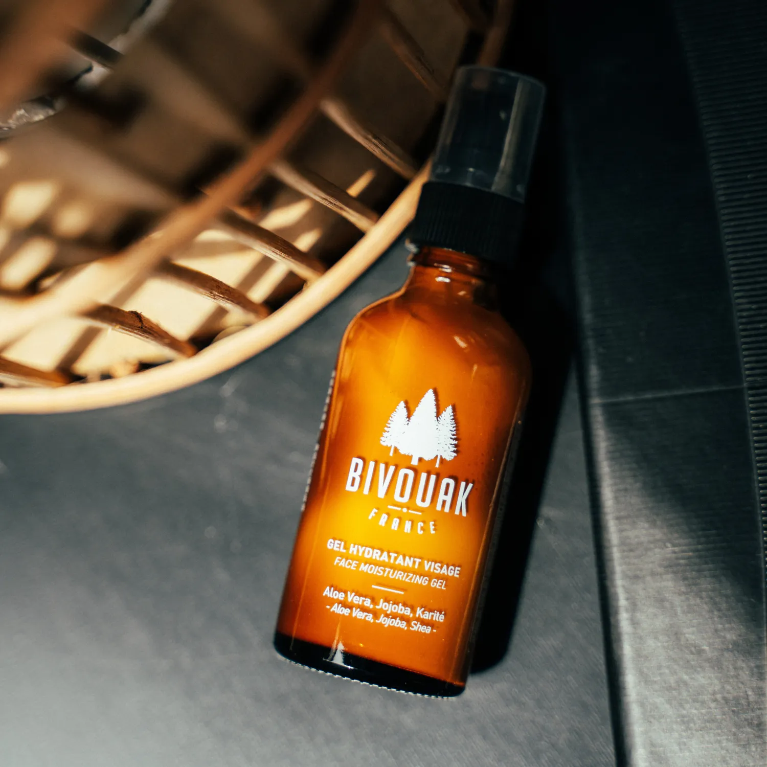 Bivouak Gel hydratant visage bio homme 50ml aloe vera