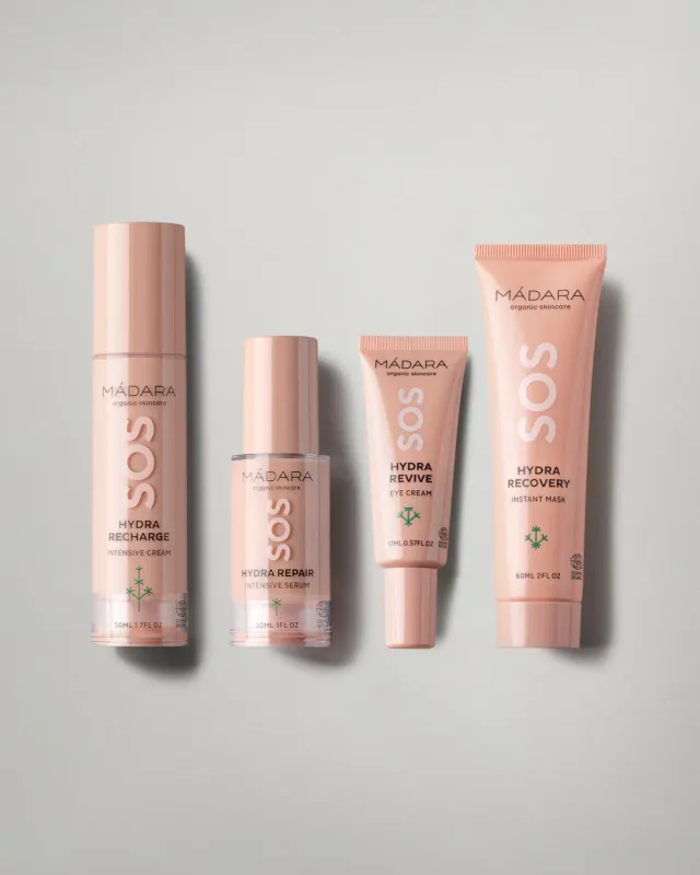 Mádara SOS Hydra coffret soin visage complet peau sèche