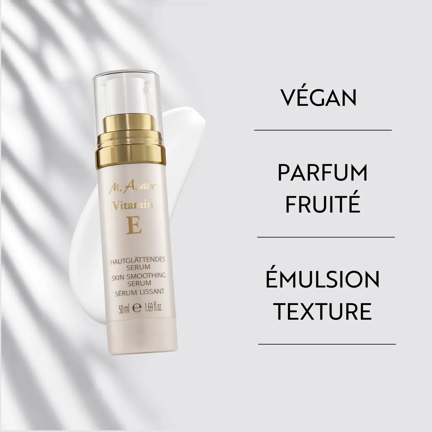 M. Asam Vitamin E sérum lissant visage 50ml abricot