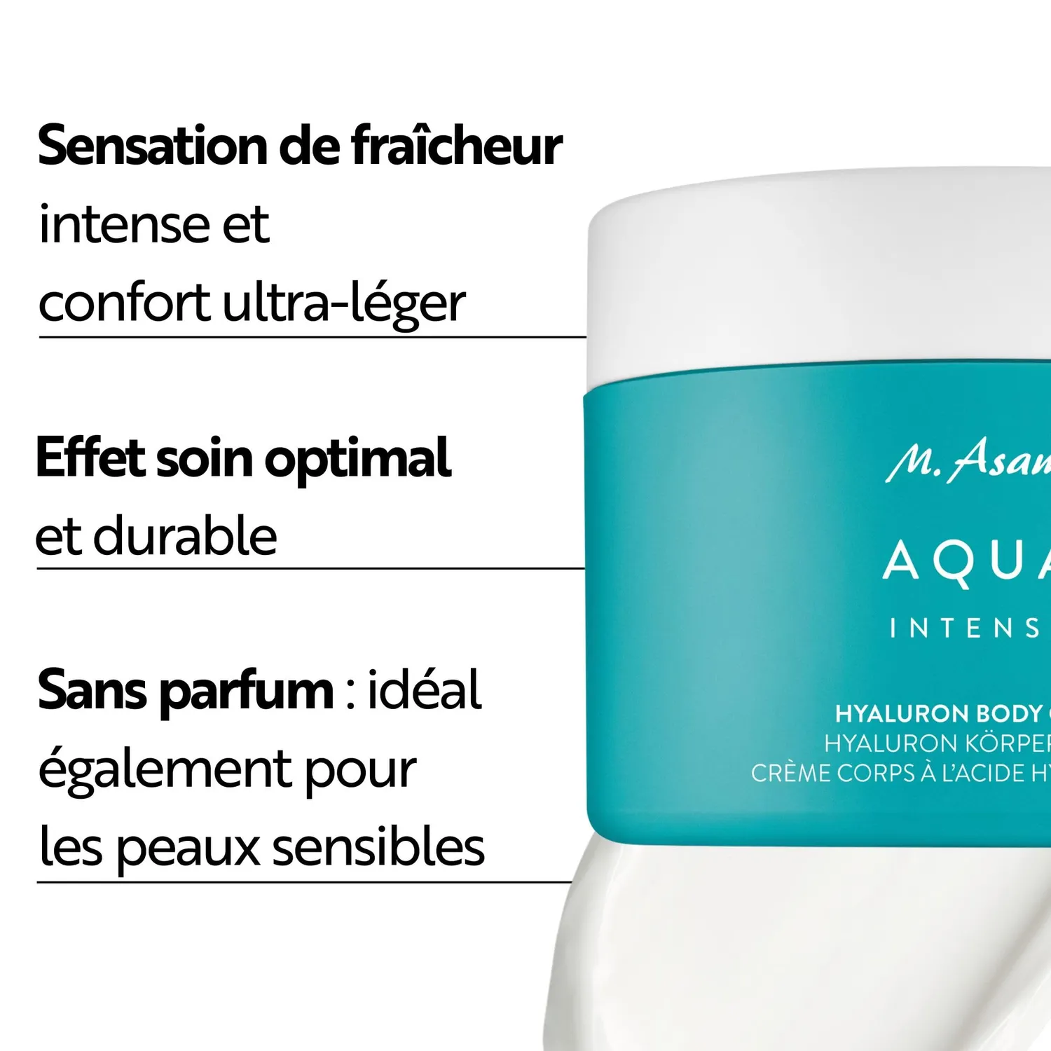 M. Asam Aqua Intense crème corps 300 ml hyaluronique