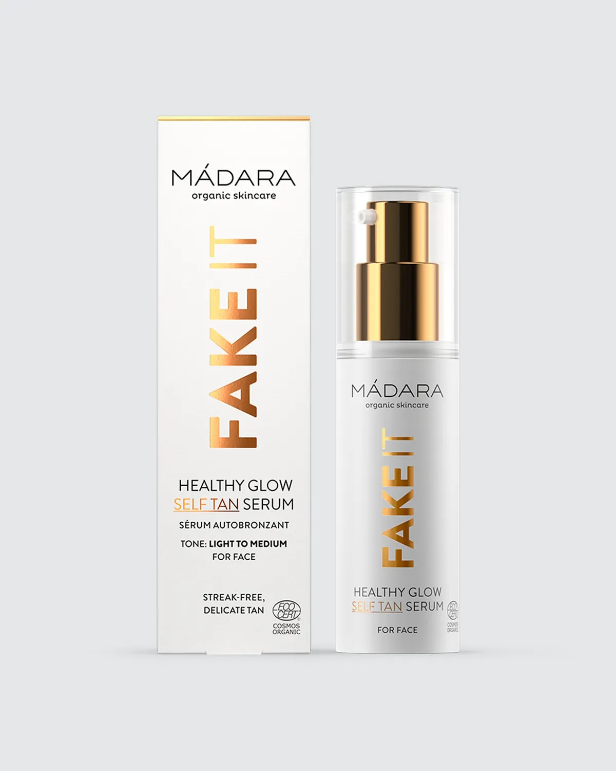 Mádara Healthy Glow Self Tan sérum autobronzant 30 ml éclat