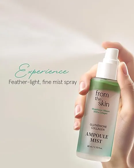 From the Skin Glutathione Collagen brume ampoule 80ml éclat