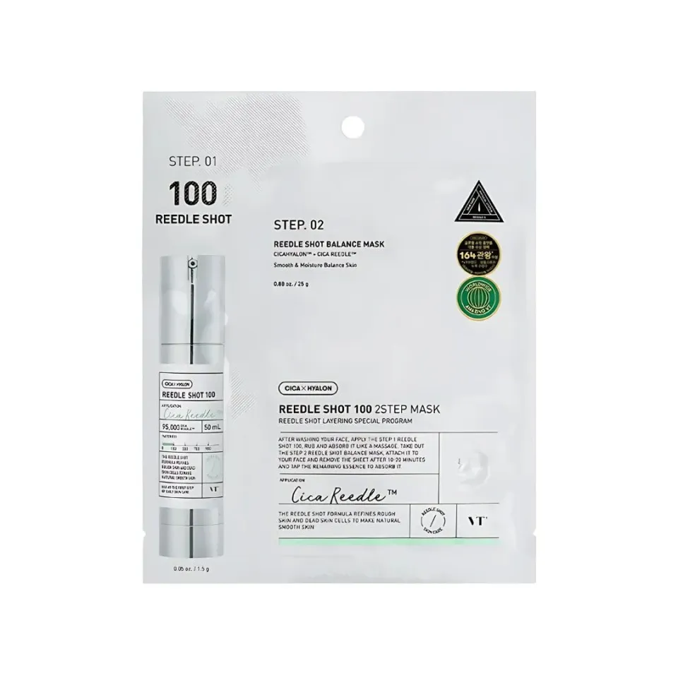 VT Cosmetics Reedle Shot 100 masque 2 étapes fermeté