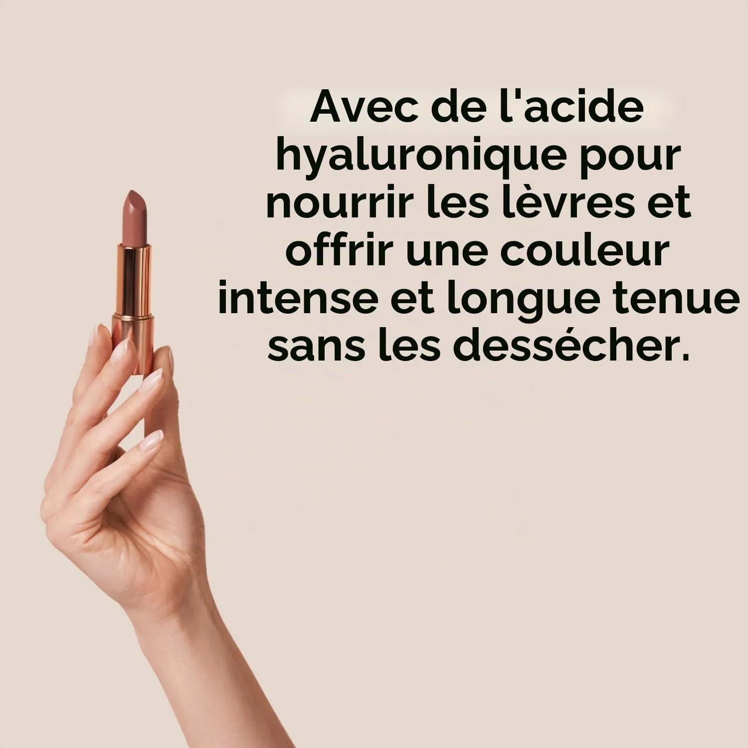 M. Asam Magic Finish Rouge à Lèvres 4g Noisette satiné