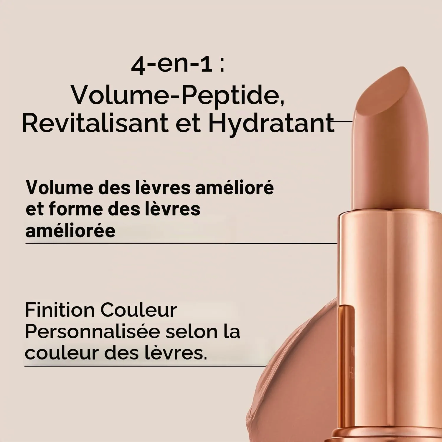 M. Asam Magic Finish Rouge à Lèvres 4g Noisette satiné