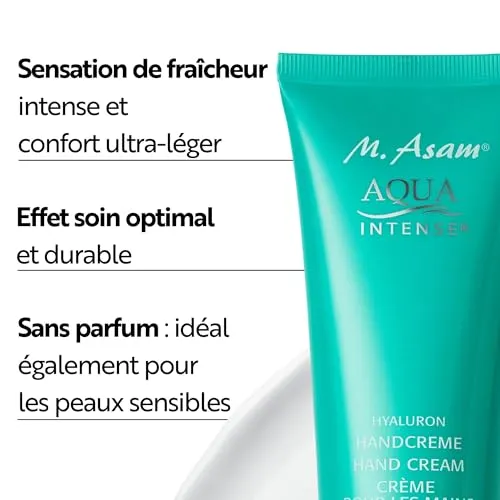 M. Asam Aqua Intense crème mains hyaluronique 100ml sans parfum
