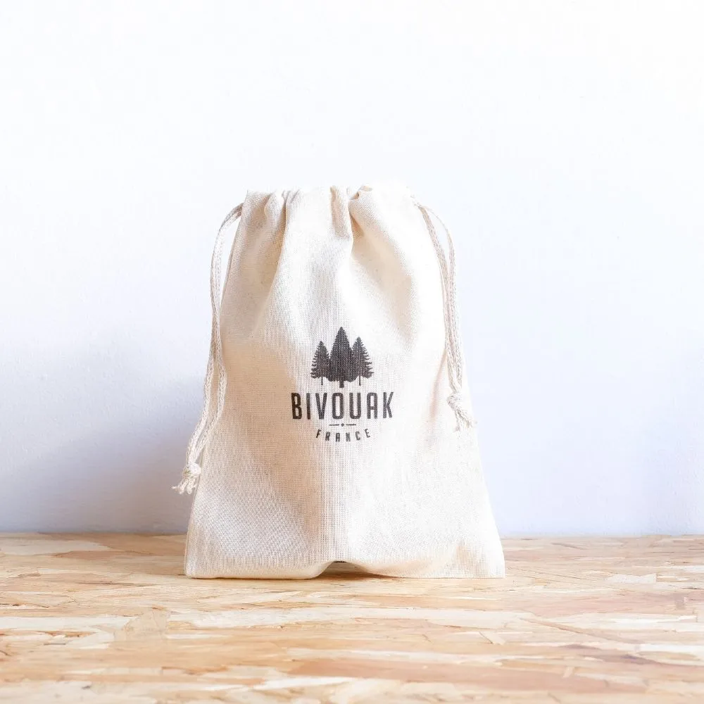 Bivouak Sac cadeau à composer coton bio 15x20 cm