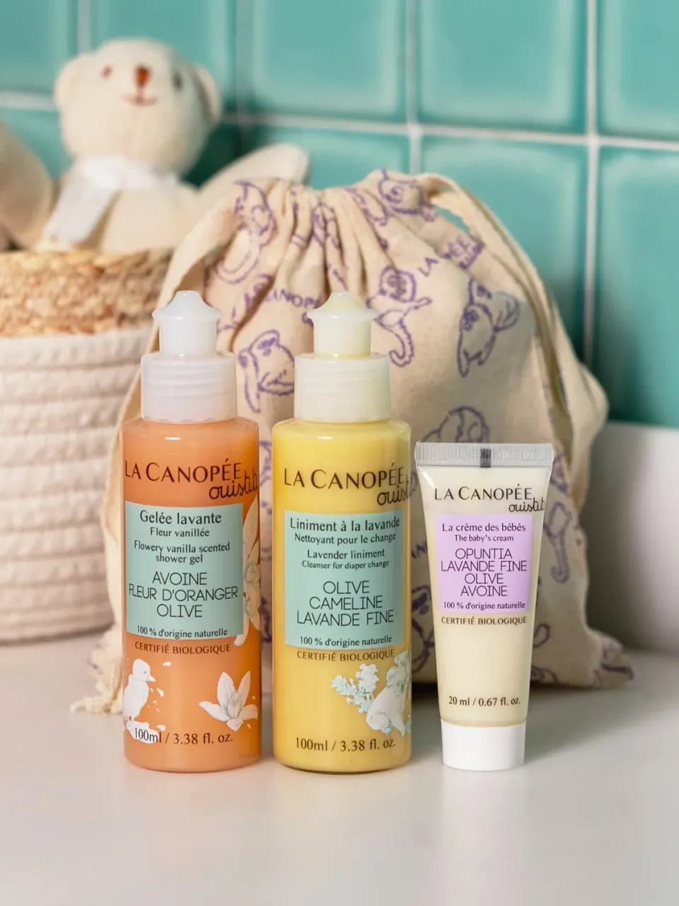 La Canopée Ouistiti en voyage trousse bébé douceur