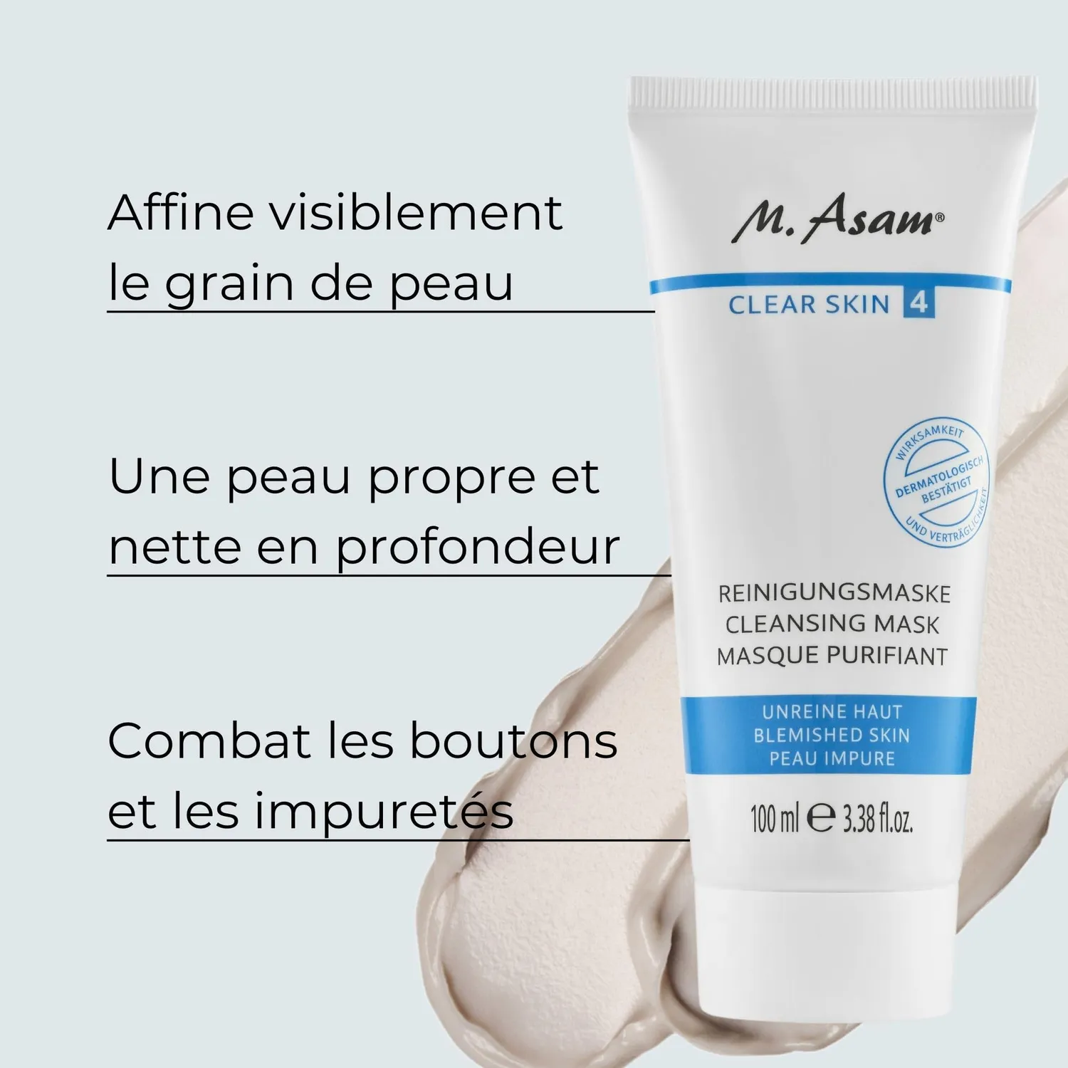 M. Asam Clear Skin masque visage argile 100 ml purifiant