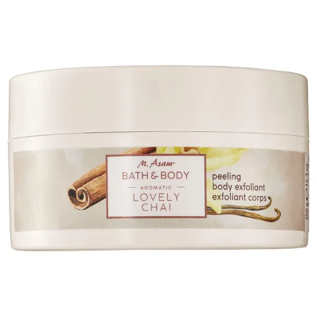 M. Asam Lovely Chai Latte gommage corps sucre 350 g épicé