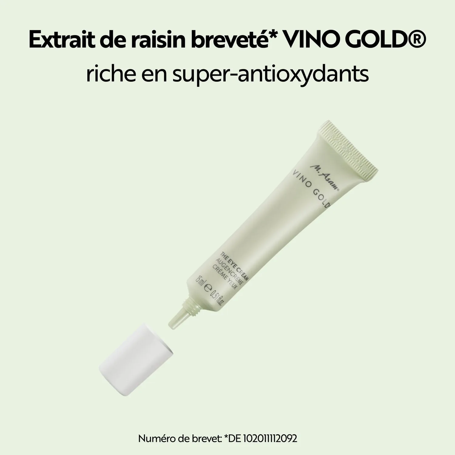 M. Asam Vino Gold Crème contour des yeux 15 ml caféine