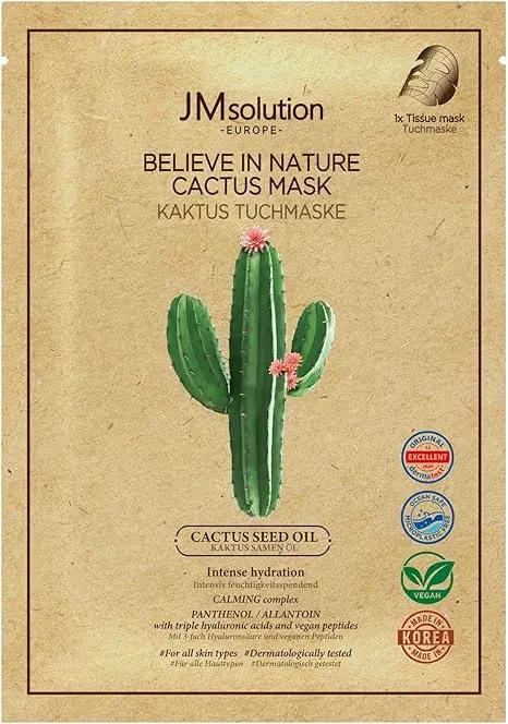 JM Solution Believe in Nature masque tissu cactus 30ml