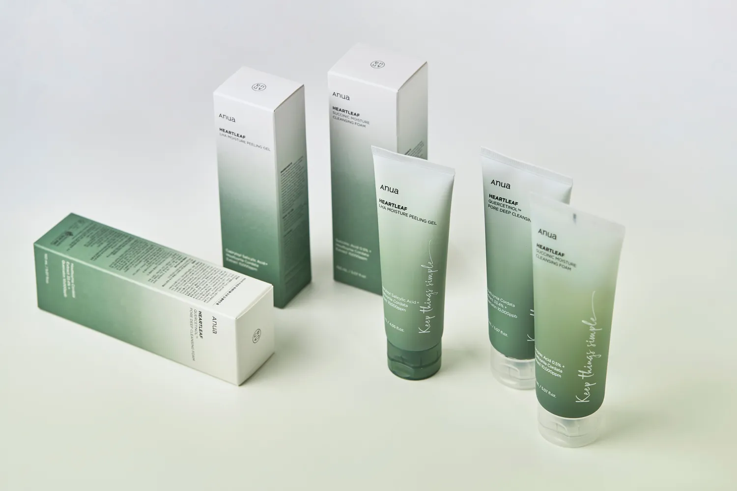 Anua Heartleaf Quercetinol mousse nettoyante 150 ml acné