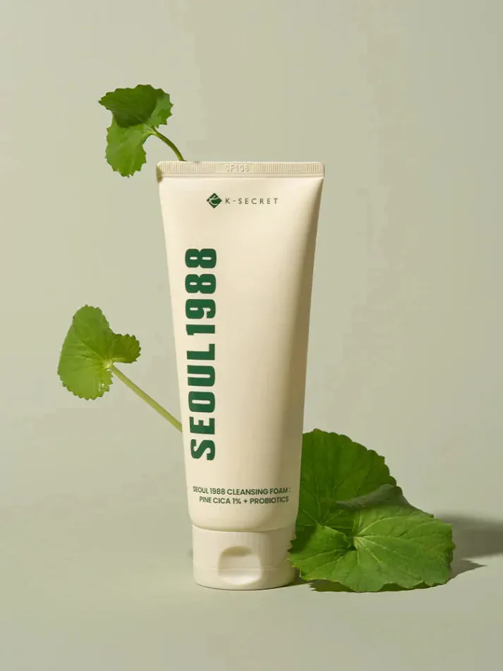 K-Secret Seoul 1988 Pine Cica mousse nettoyante 150ml probiotiques