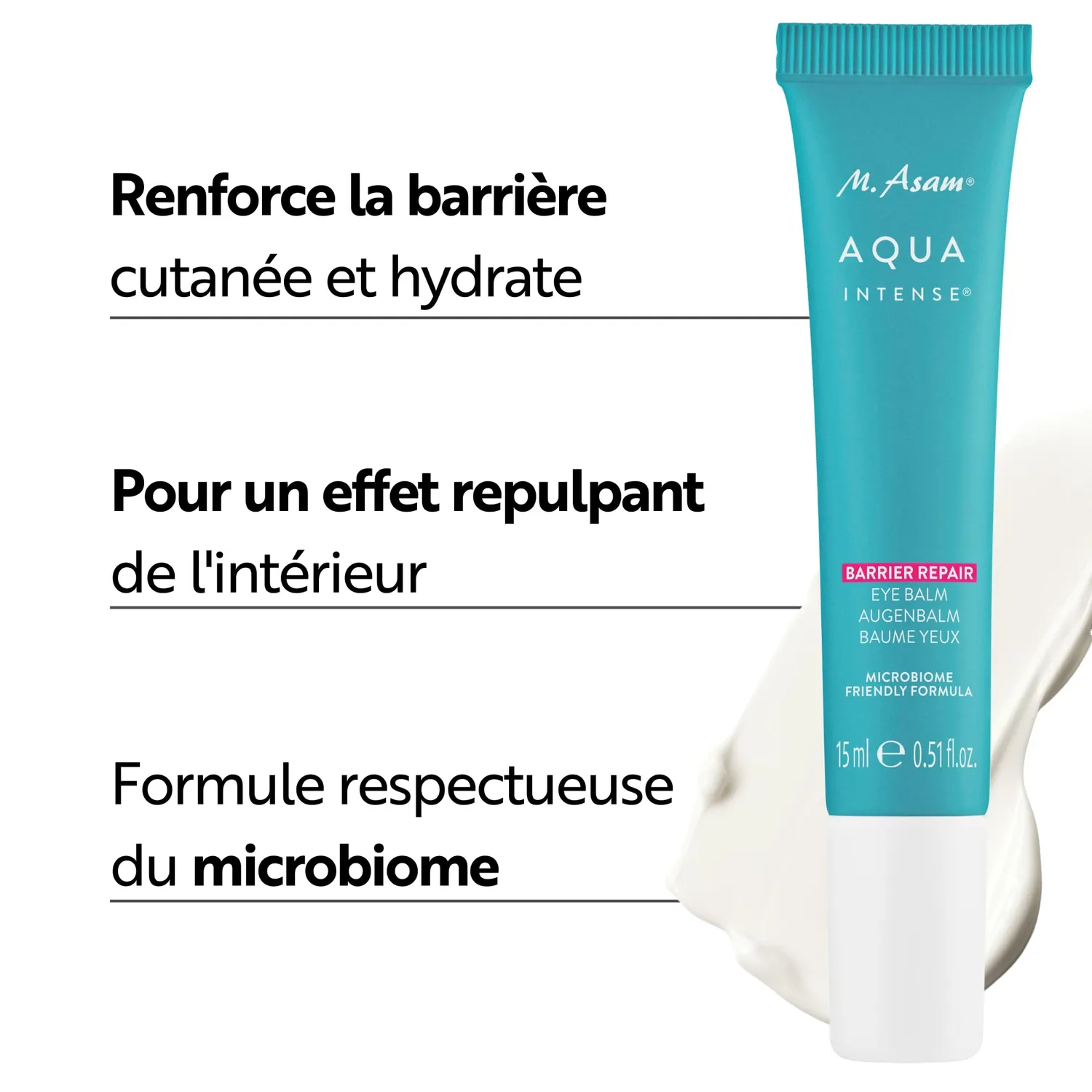 M. Asam Aqua Intense Barrier Repair baume yeux 15 ml