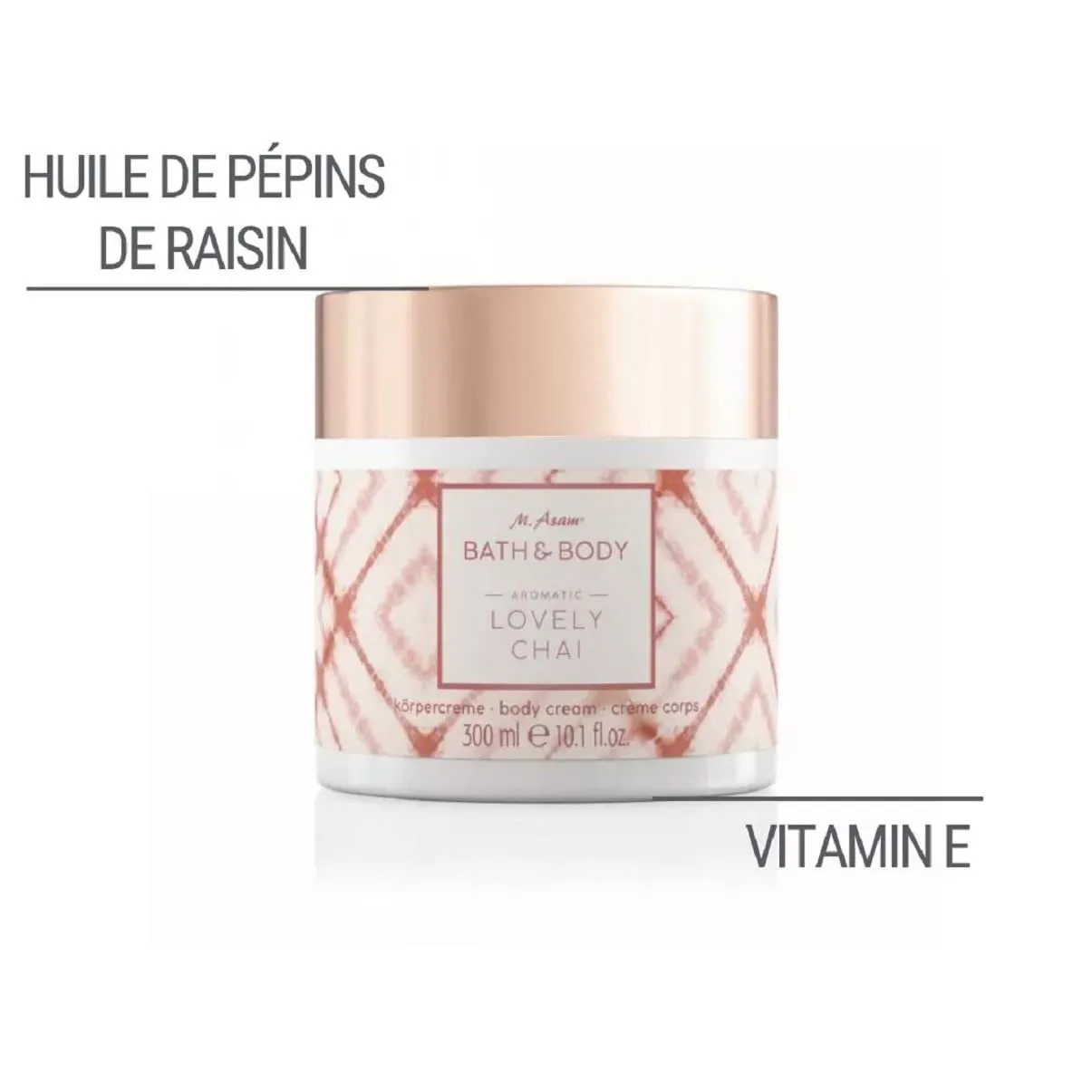 M. Asam Bath & Body Lovely Chai crème corps vanille 300 ml