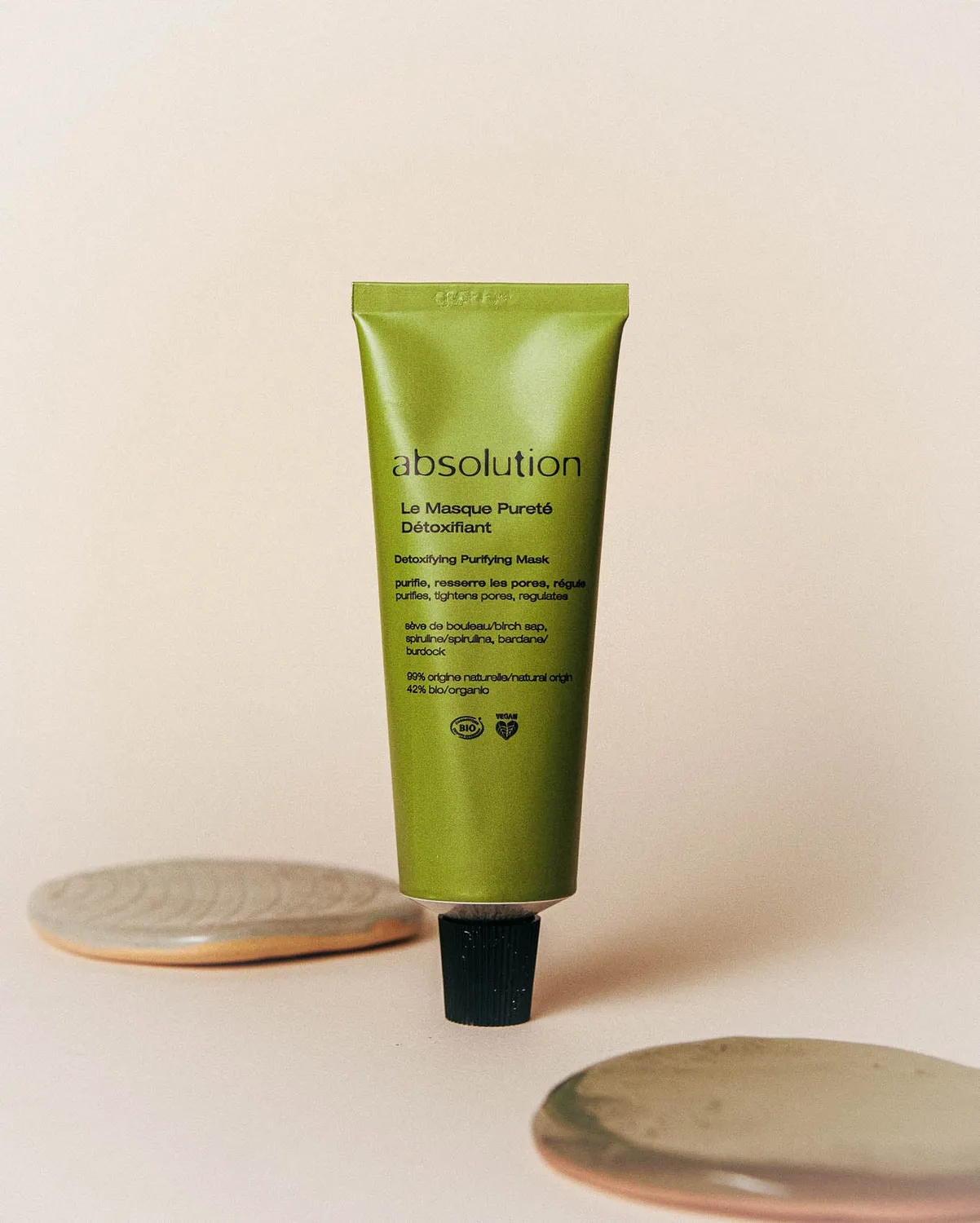 Absolution Pureté Masque Détoxifiant Visage 10 min éclat