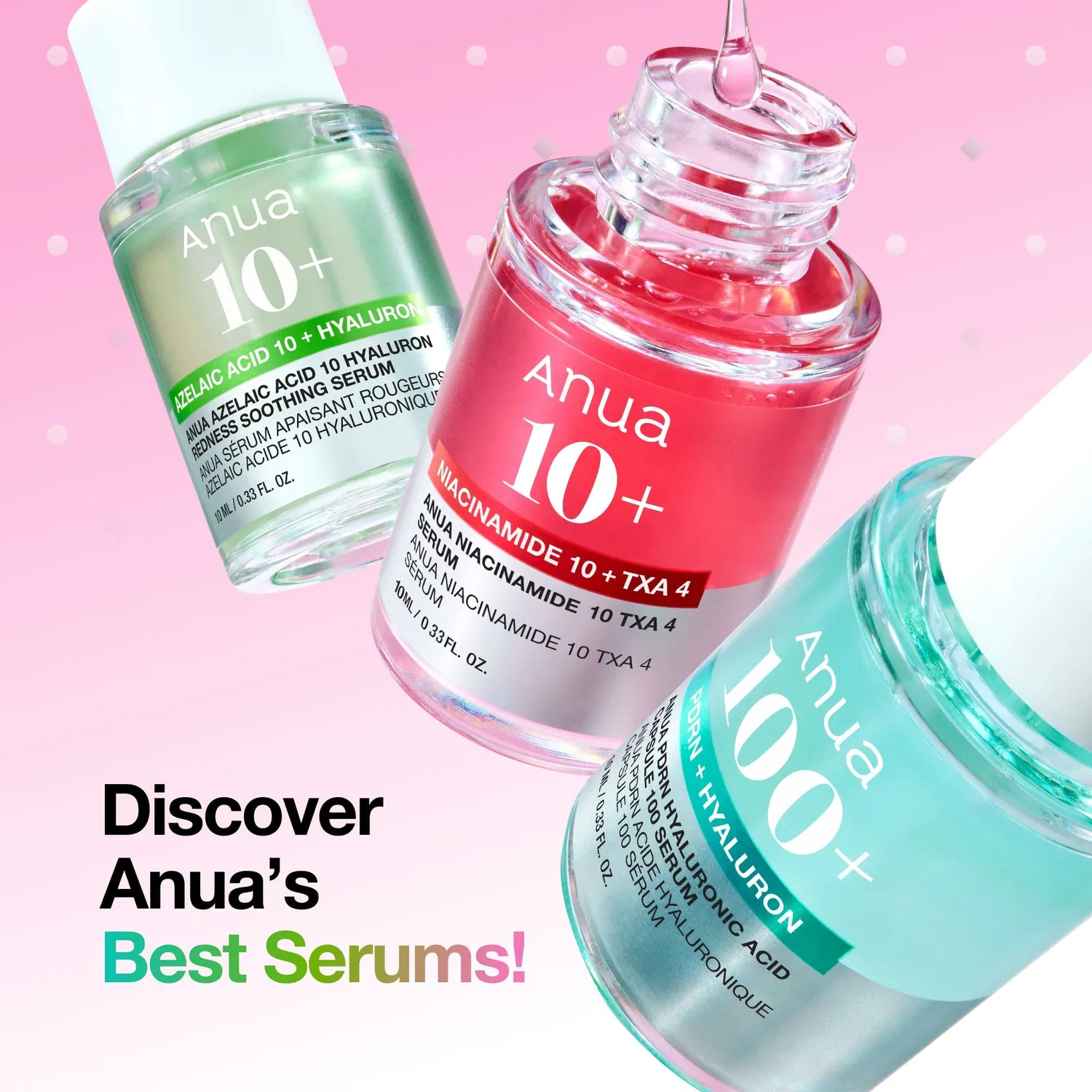 ANUA Serum Mini Discovery Set coffret 3 sérums hydratants