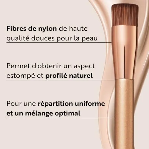 M. Asam Magic Finish Pinceau Fond de Teint plat nylon