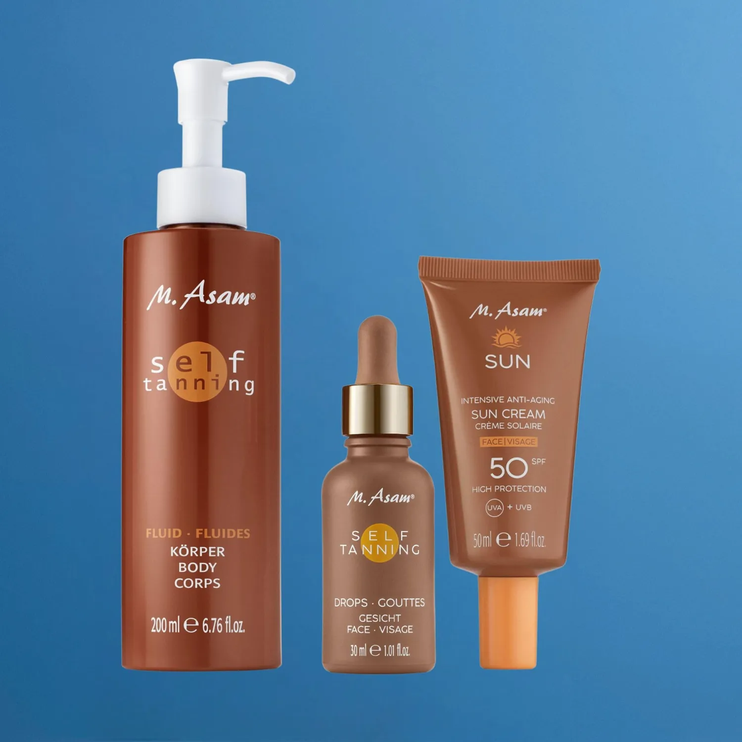 M. Asam Sun Crème solaire visage SPF30 50 ml anti-âge