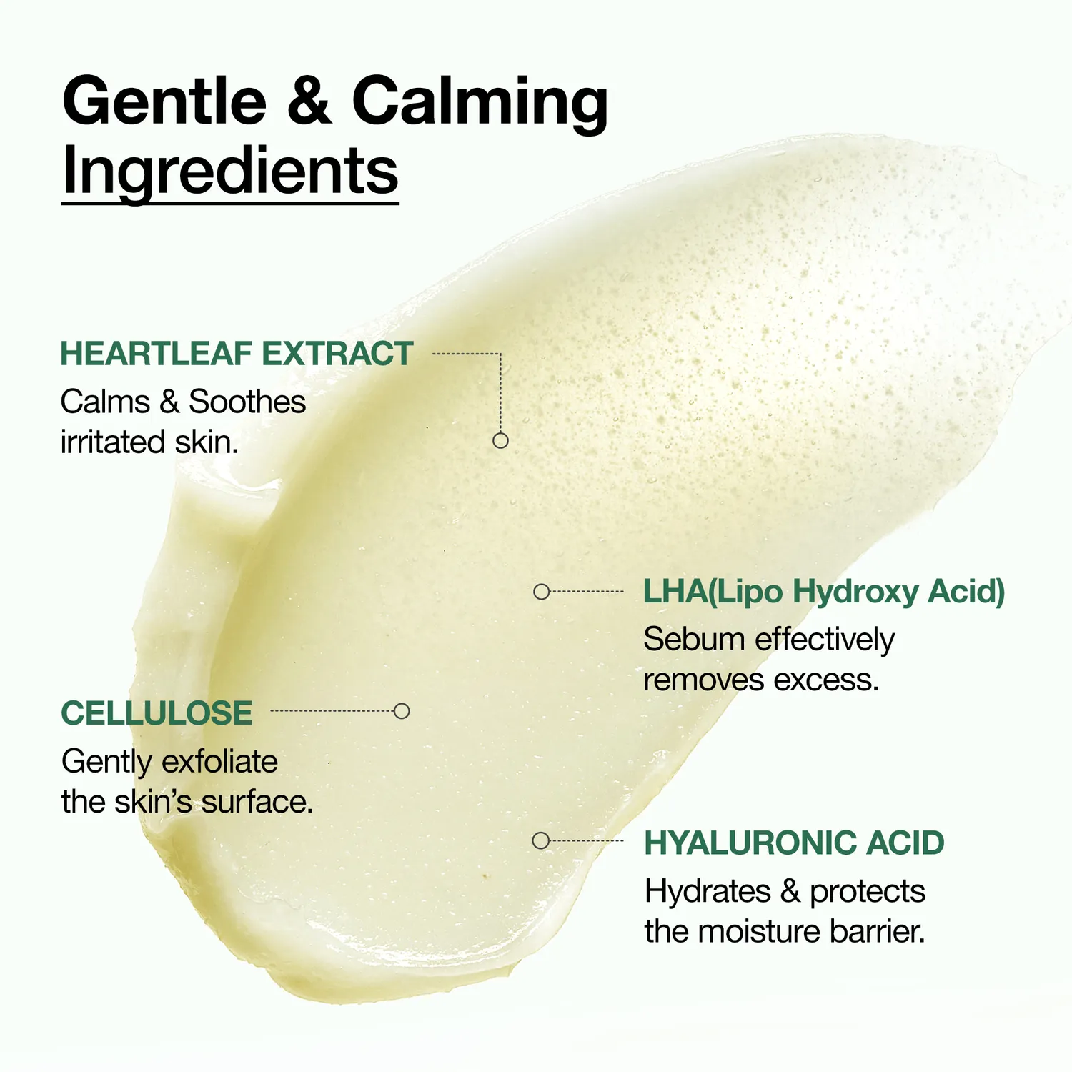 ANUA Heartleaf LHA Moisture Peeling Gel exfoliant points noirs