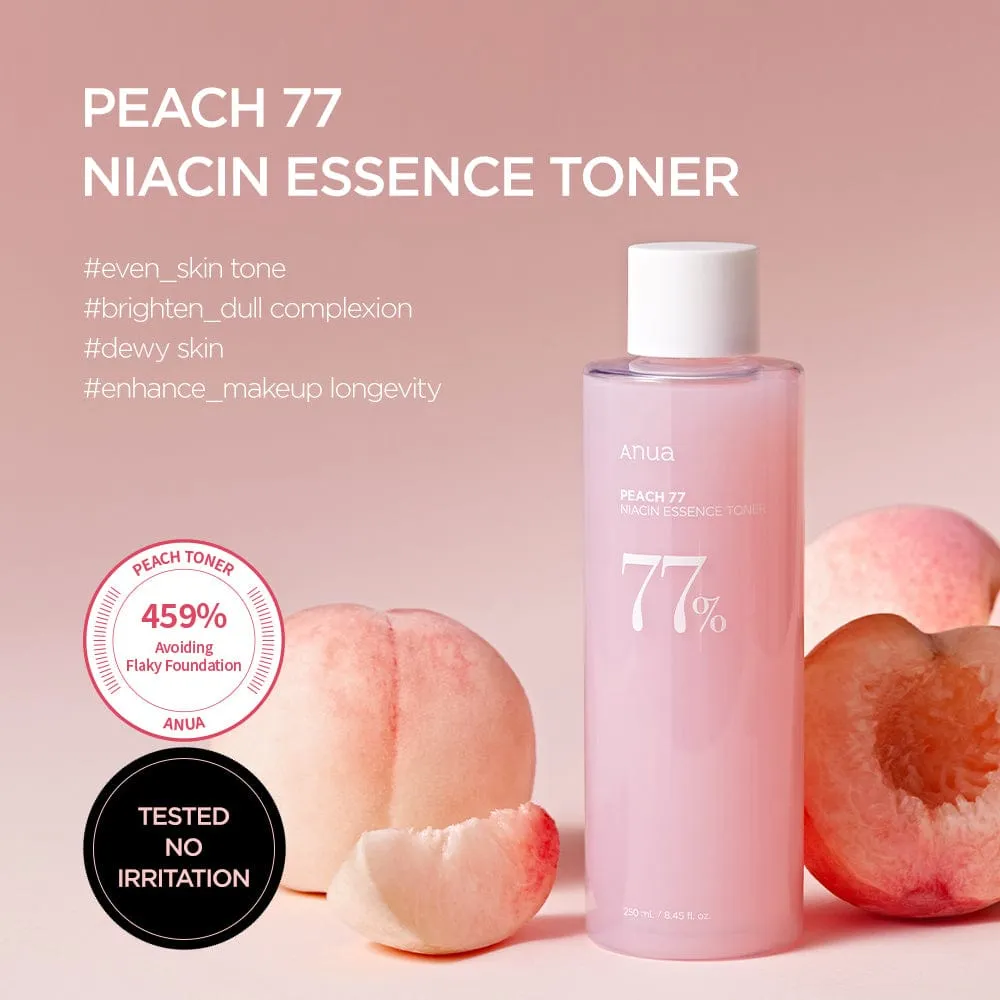 ANUA Peach 77 Niacin lotion tonique éclat pêche