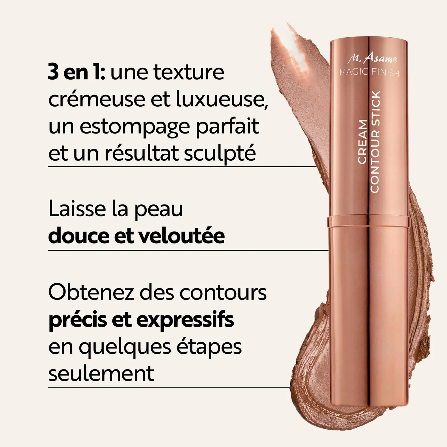 M. Asam Magic Finish Stick Contouring Light-Medium 8g