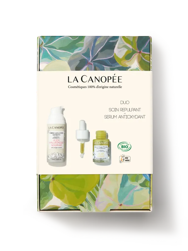 La Canopée Duo Anti-âge coffret crème + sérum repulpant