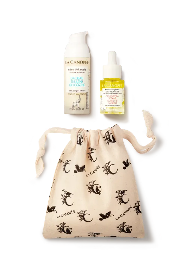 La Canopée Duo peau sensible coffret hydratant 2 soins