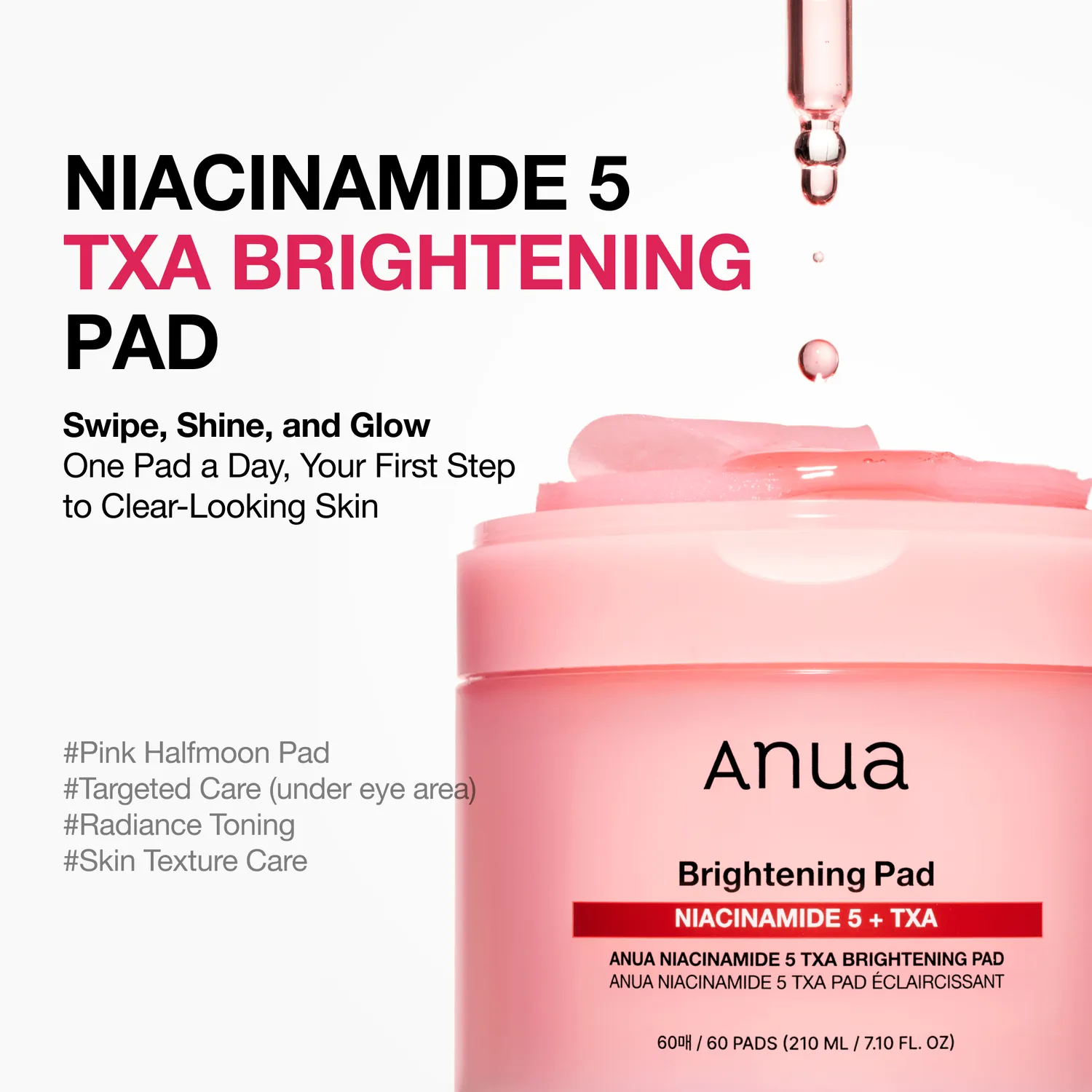 Anua 7 Day Glass Skin coffret routine éclat hydratant