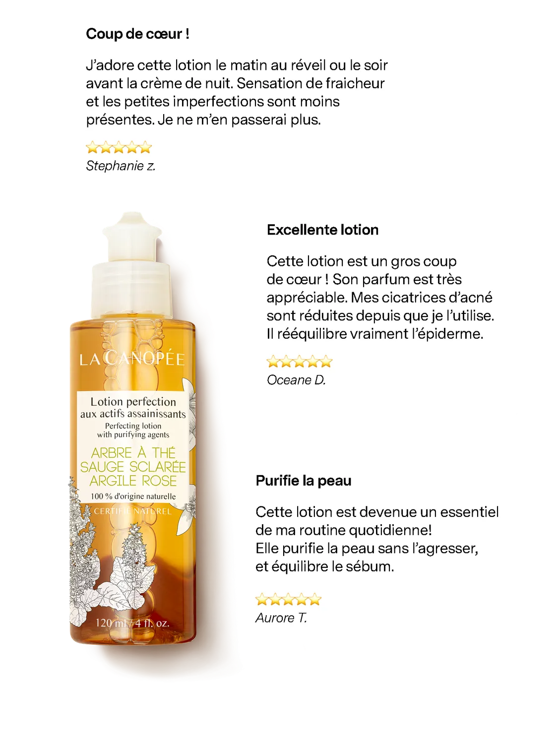 La Canopée Lotion Perfection lotion purifiante 120 ml