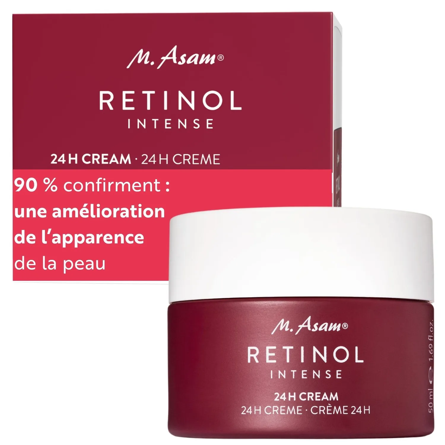 M. Asam Retinol Intense Crème Jour et Nuit 100 ml rides
