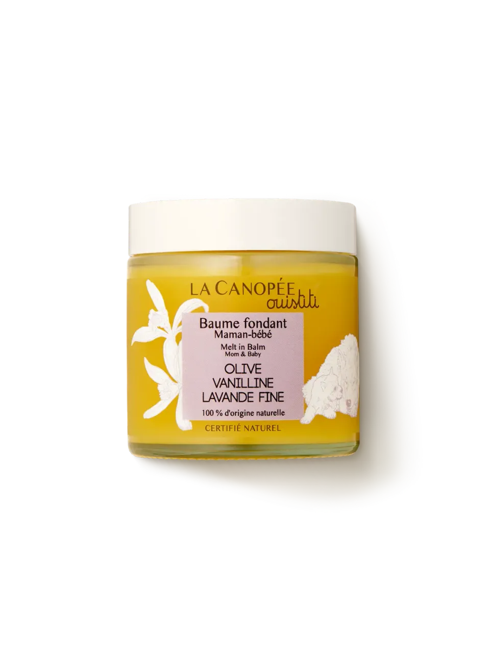 La Canopée Baume fondant maman bébé soin vanillé