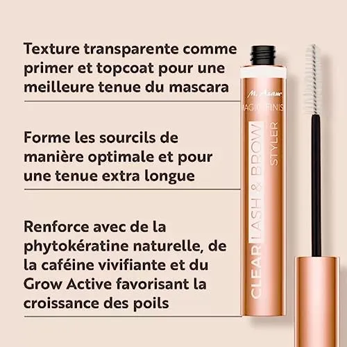 M. Asam Magic Finish gel cils sourcils 7 ml transparent