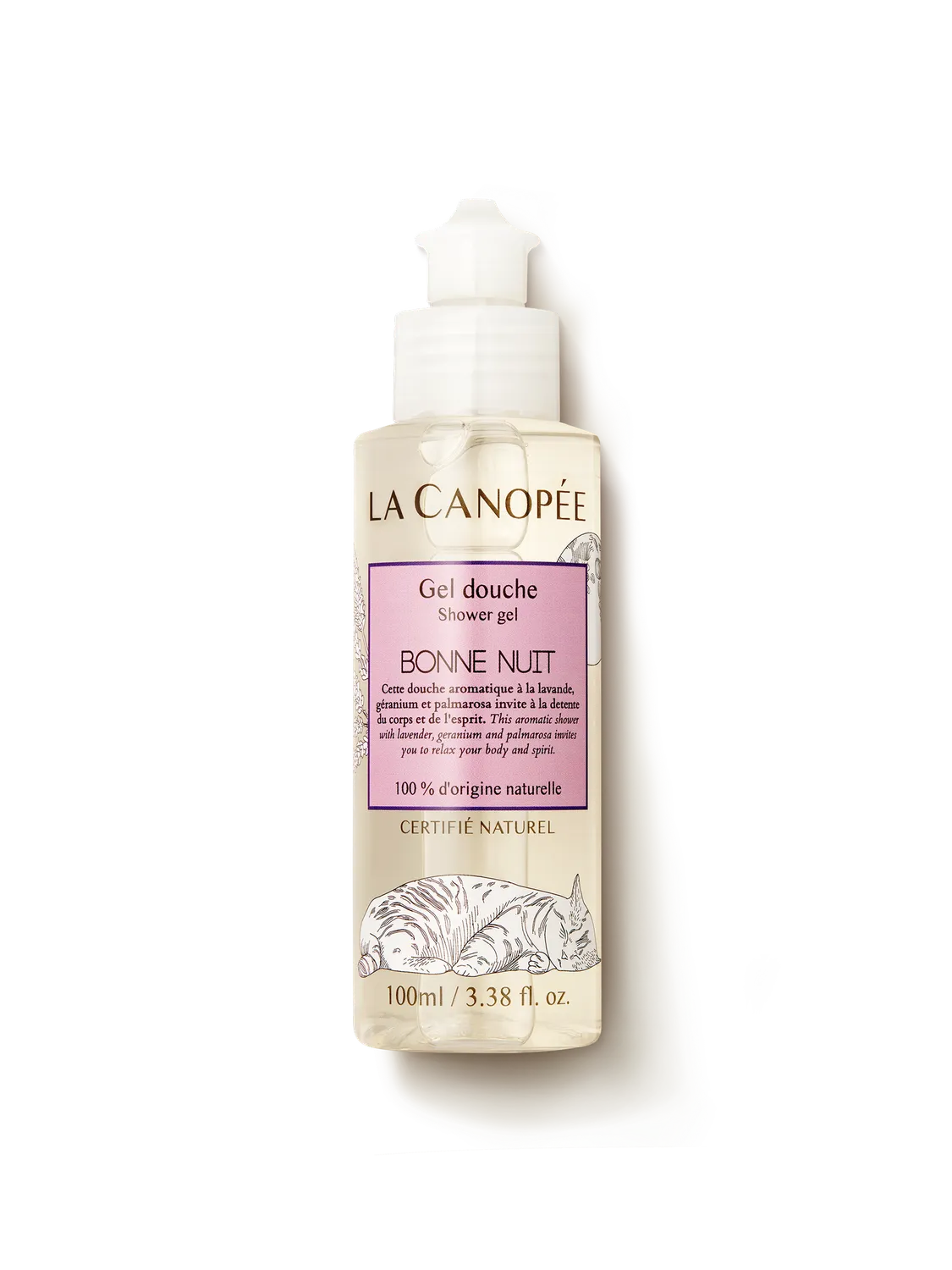 La Canopée Bonne Nuit gel douche lavande 200 ml relaxant