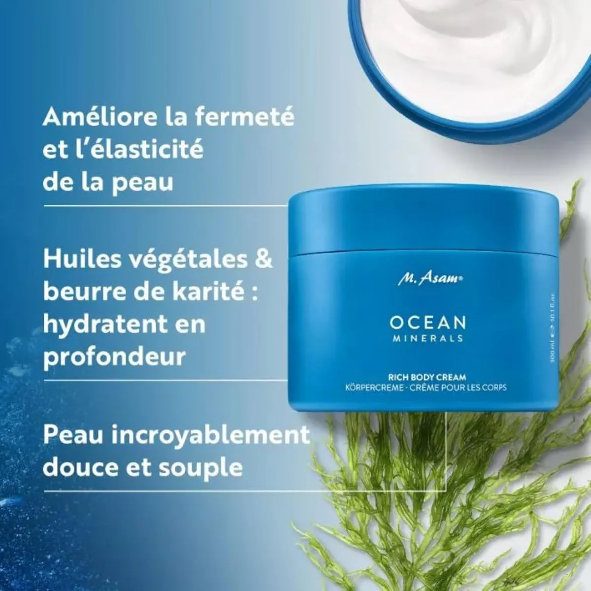 M. Asam Ocean Minerals crème corps 300 ml raffermissante