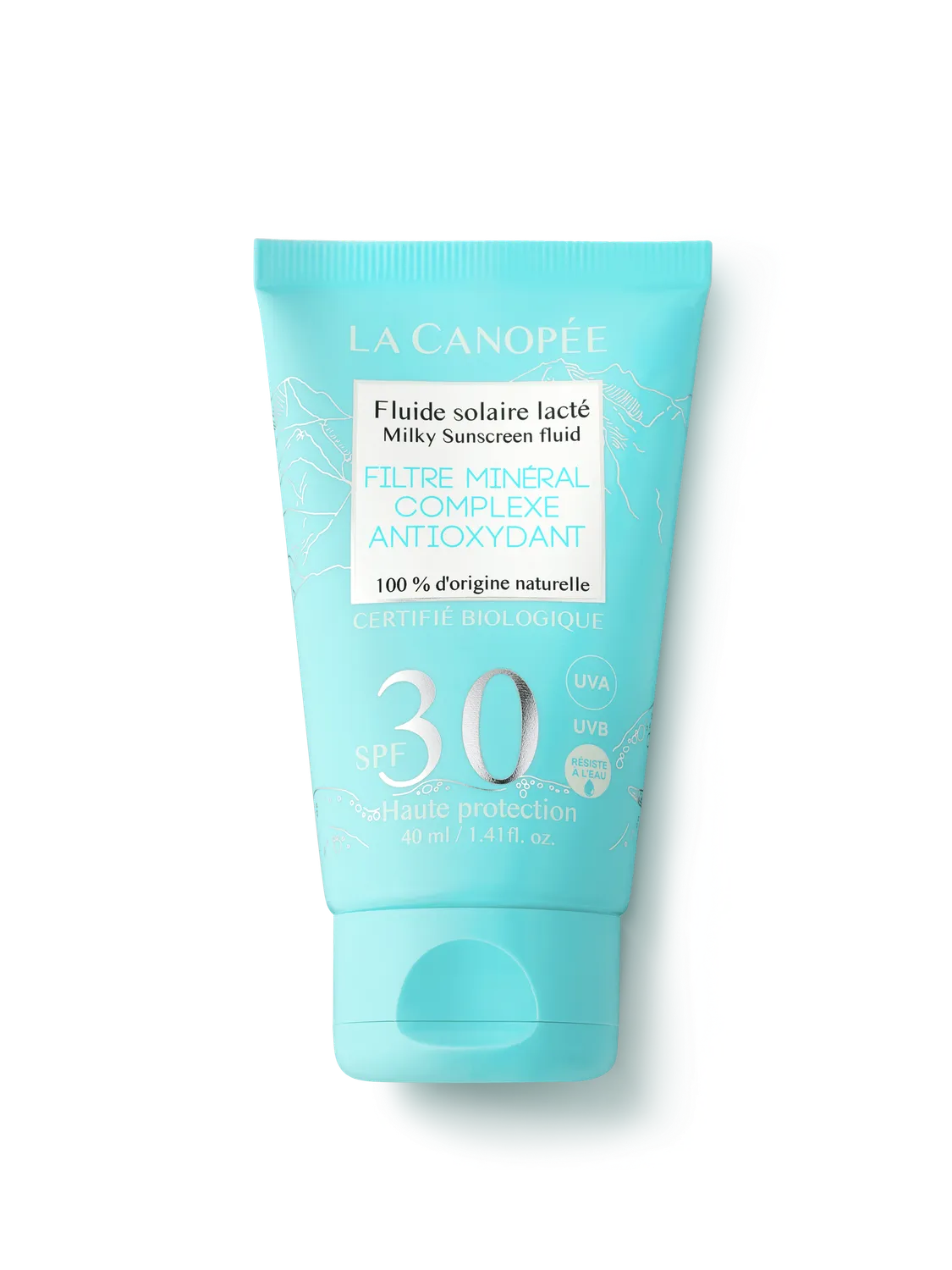 La Canopée Fluide solaire lacté SPF30 minéral 100ml