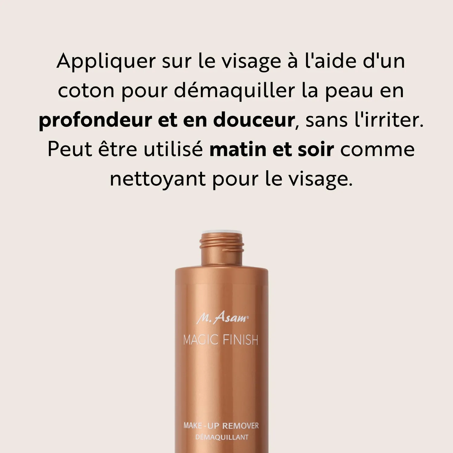 M. Asam Magic Finish Démaquillant Eau Micellaire 200ml waterproof